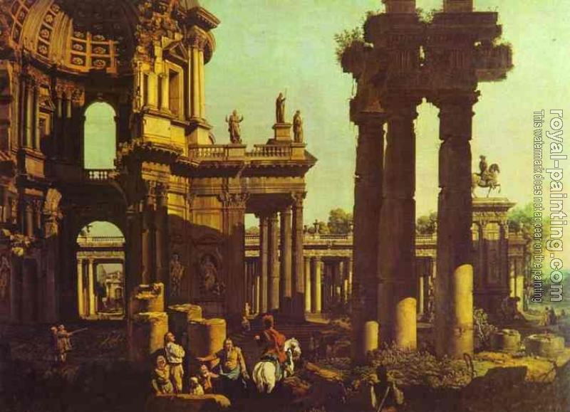 Bernardo Bellotto : Ruins of a Temple Bernardo Bellotto : Ruins of a Temple